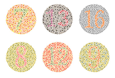 Teste de visão de cores 